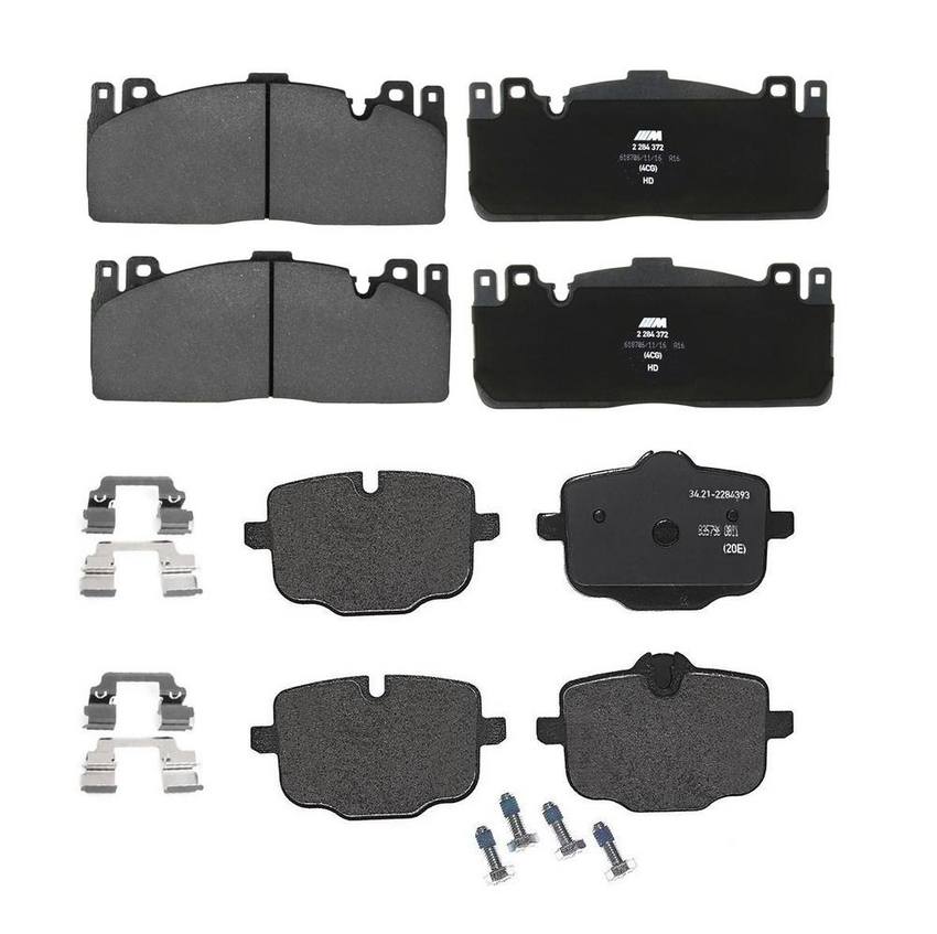 BMW Disc Brakes Kit - Pads Front and Rear